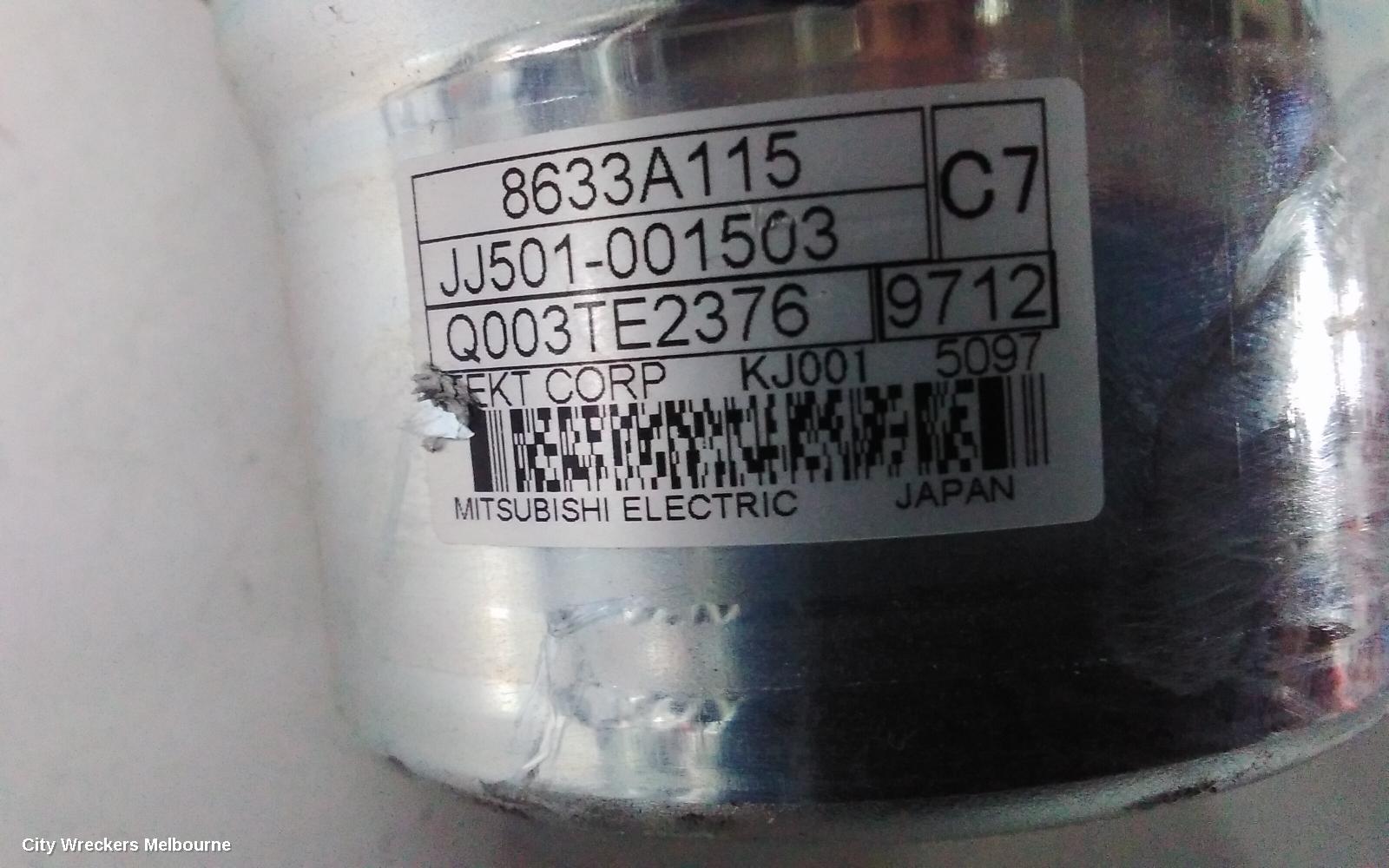 MITSUBISHI ASX STEERING COLUMN, XC-XE, PUSH BUTTON TYPE, 04/2014 ONWARDS