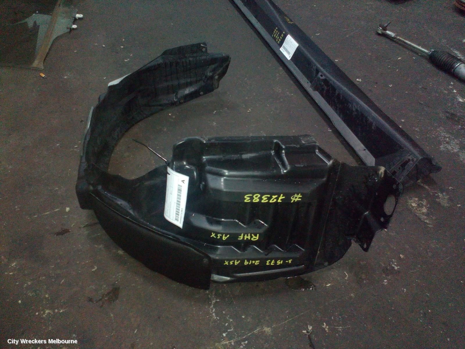MITSUBISHI ASX RIGHT GUARD LINER, FRONT, XA-XC, PETROL, 07/2013 - 07/2019