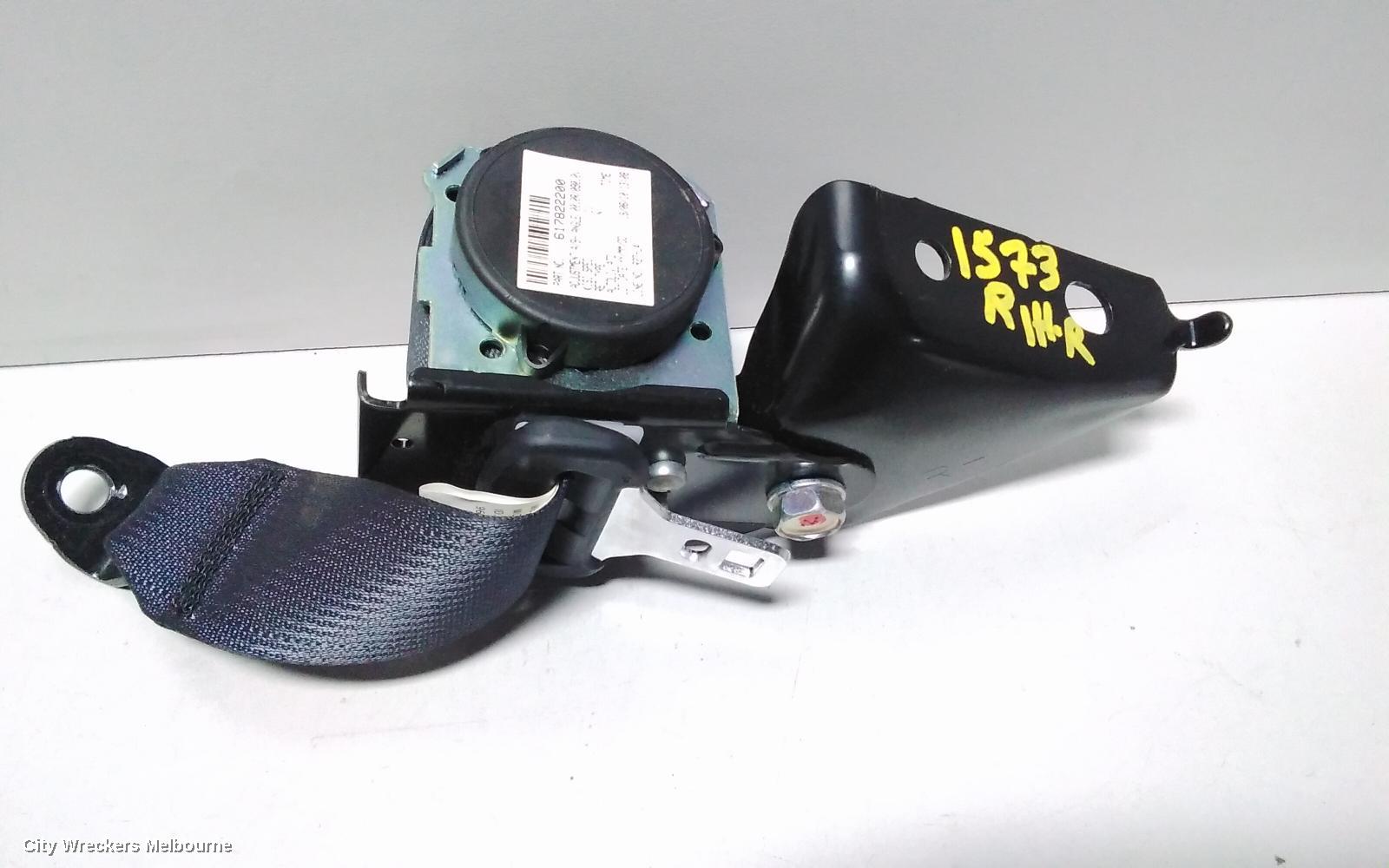 MITSUBISHI ASX SEATBELT/STALK, RH REAR, SEAT BELT ONLY, XA-XE, 06/2010 ONWARDS