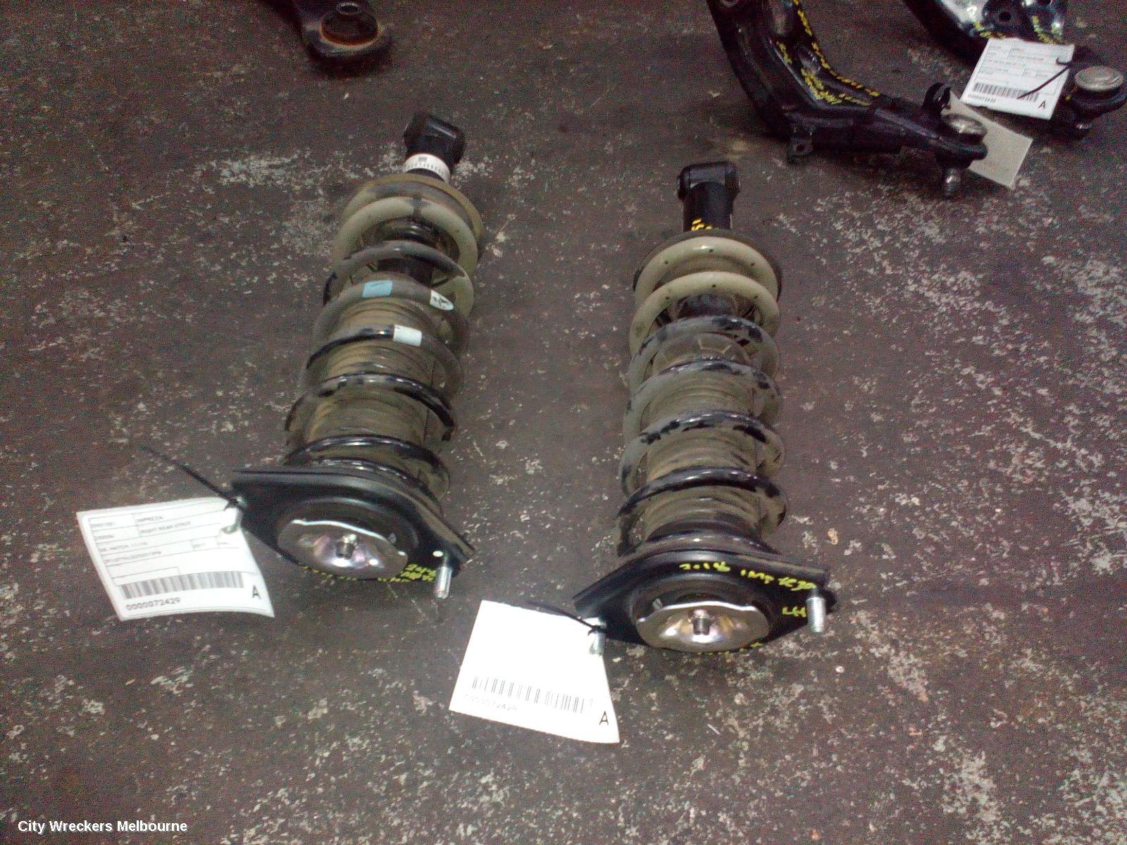 SUBARU IMPREZA LEFT REAR STRUT, G5, HATCH, 11/2016 ONWARDS