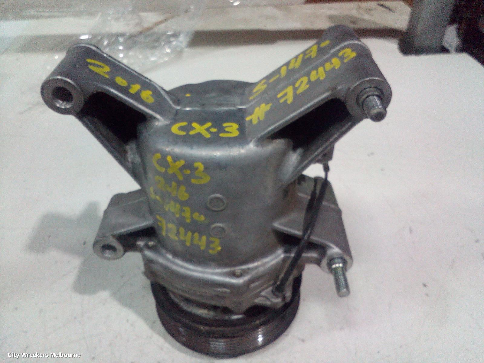 MAZDA CX3 A/C COMPRESSOR, DK, 1.5, SKYACTIV-D, TURBO DIESEL, 03/2015 - 03/2020