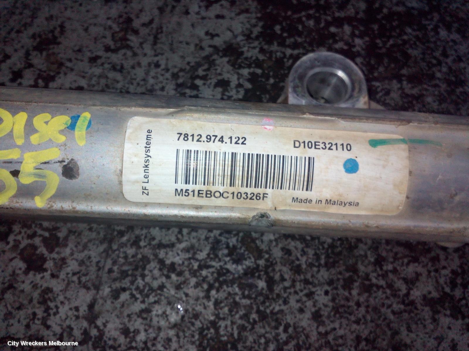 MAZDA CX3 STEERING BOX/RACK, DK, ELECTRIC, 03/2015 ONWARDS