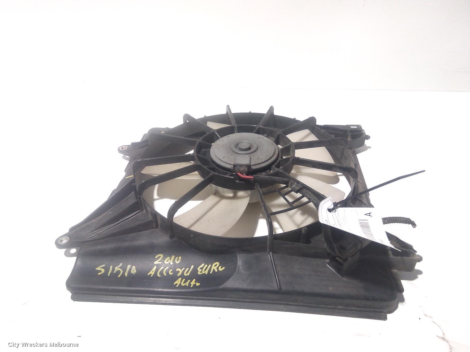 HONDA ACCORD FAN, A/C FAN, 2.4, 8TH GEN, EURO (VIN JHMCU), 06/2008 - 12/2015