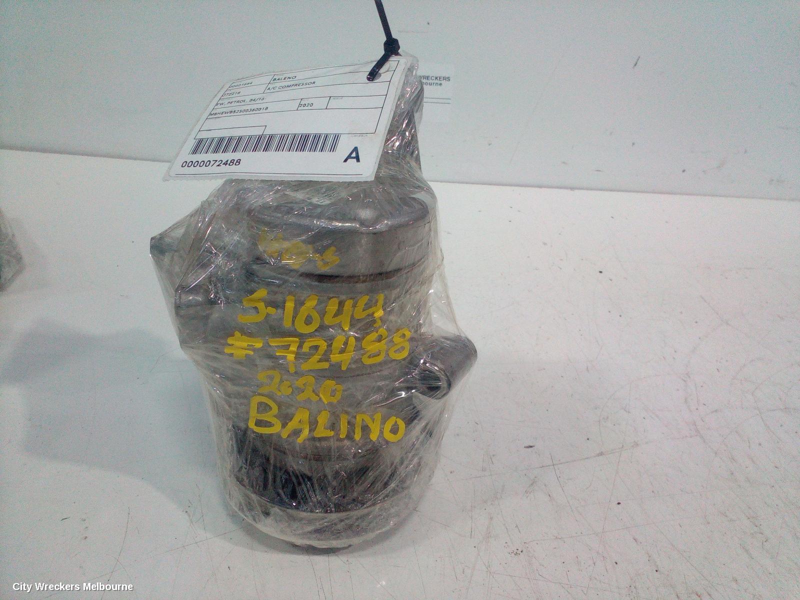 SUZUKI BALENO A/C COMPRESSOR, EW, PETROL, 04/2016 ONWARDS