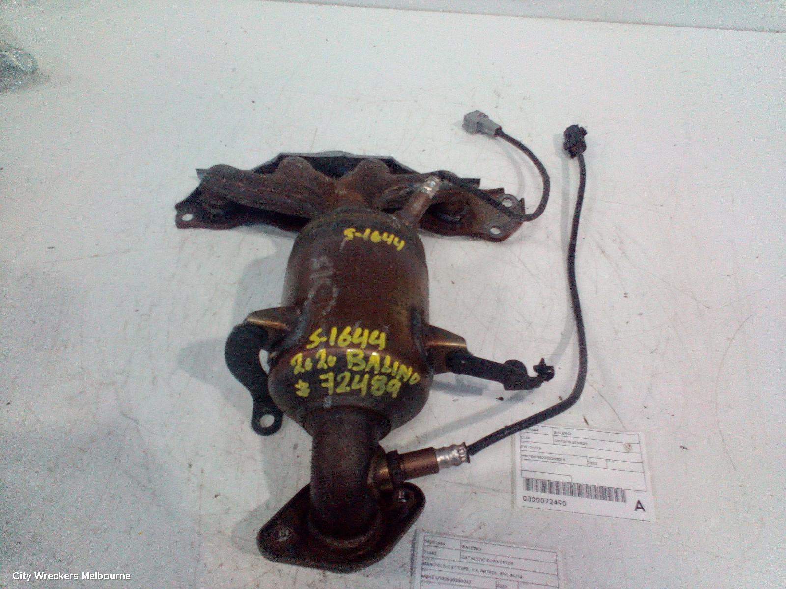 SUZUKI BALENO CATALYTIC CONVERTER, MANIFOLD-CAT TYPE, 1.4, PETROL, EW, 04/2016 ONWARDS