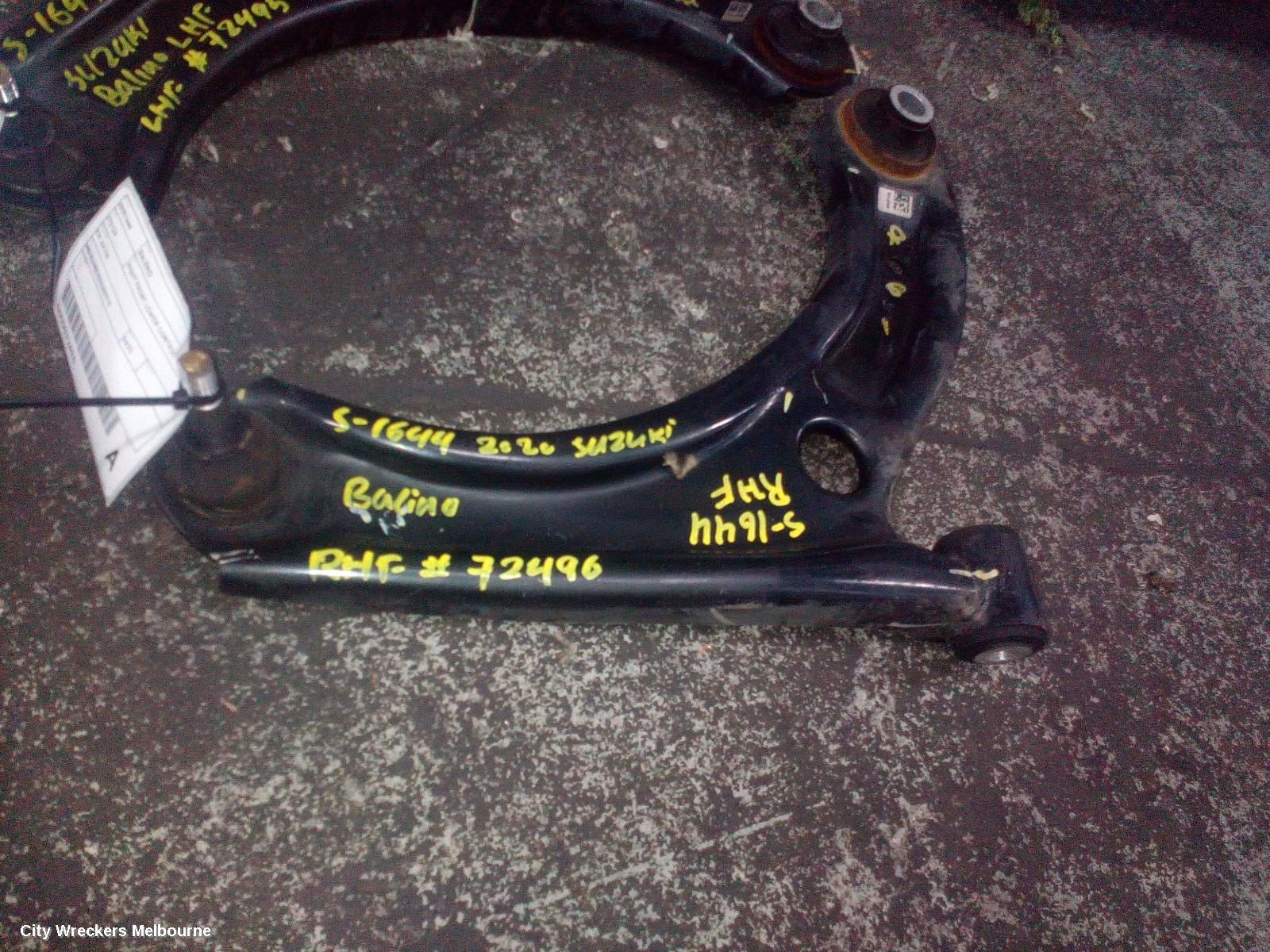 SUZUKI BALENO RIGHT FRONT LOWER CONTROL ARM, EW, 04/2016 - 12/2022
