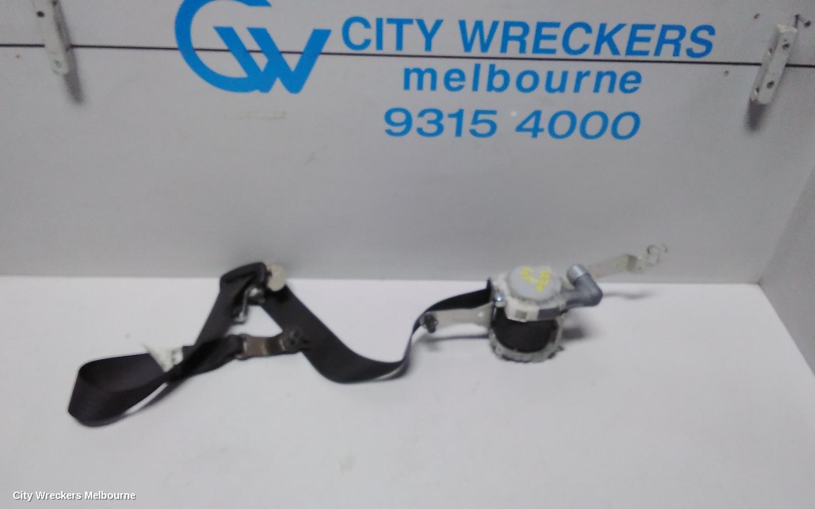 SUBARU OUTBACK SEATBELT/STALK, LH FRONT, SEAT BELT ONLY, 4TH GEN, GREY/BLACK, 09/2003 - 08/2009