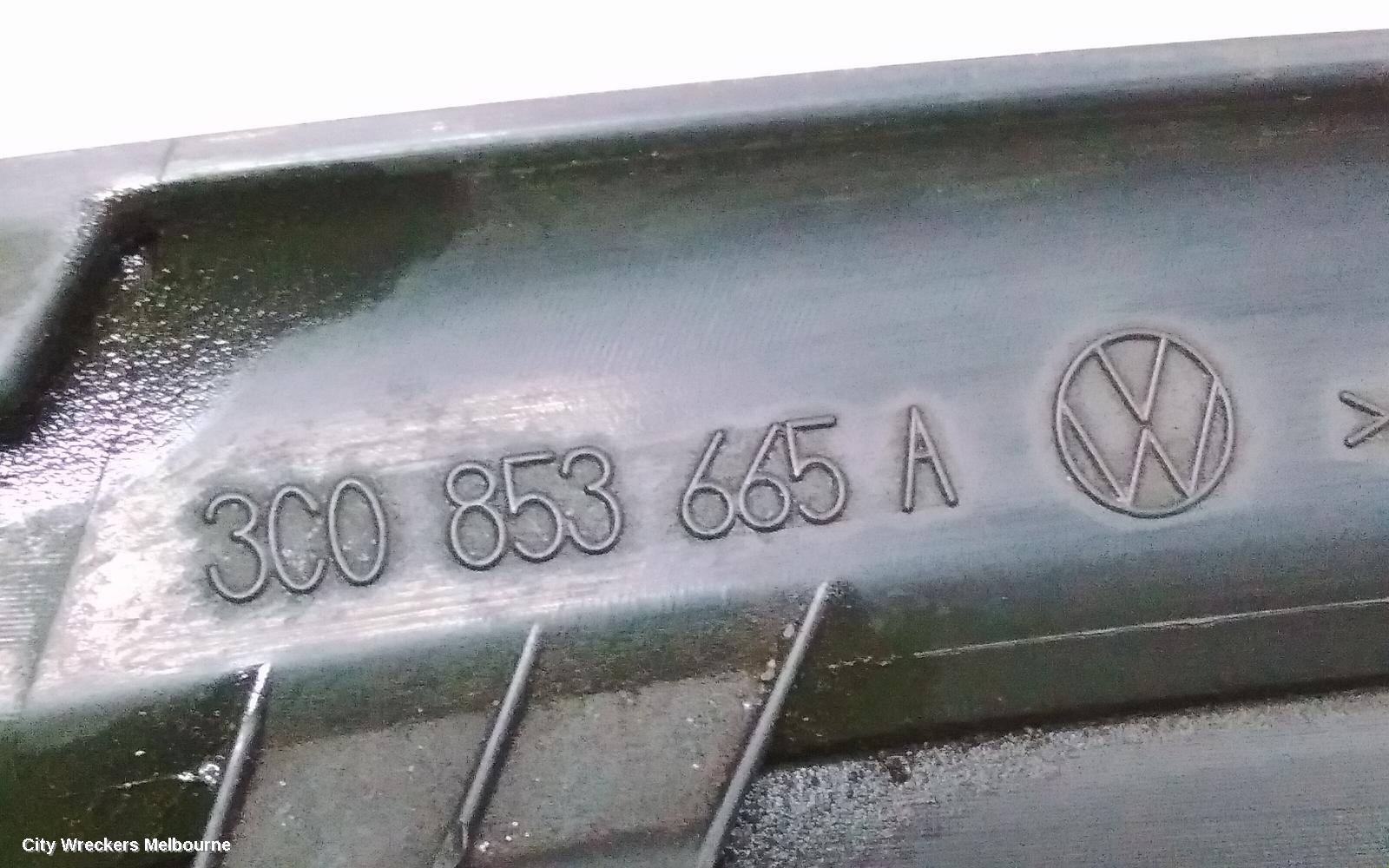 VOLKSWAGEN PASSAT LEFT INDICATOR/FOG/SIDE, BUMPER FOGLAMP, 3C/MK6 B6, R36, SEDAN/WAGON, 03/2006 - 03/2011