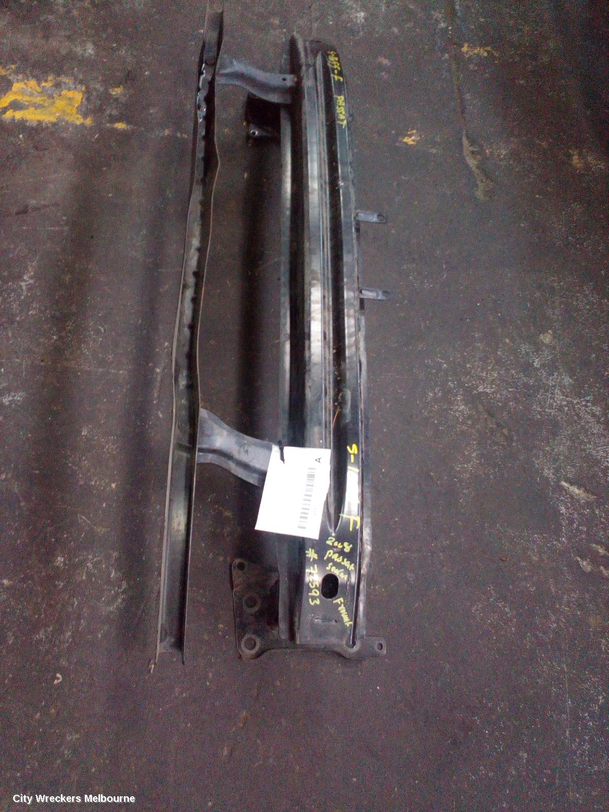 VOLKSWAGEN PASSAT F/BAR REINFORC/BRACK, MAIN REINFORCEMENT, 3C/MK6 B6, SEDAN, 03/2006 - 09/2010