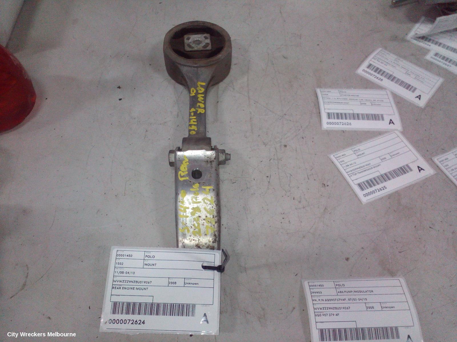 VOLKSWAGEN POLO MOUNT, 11/2005 - 04/2010