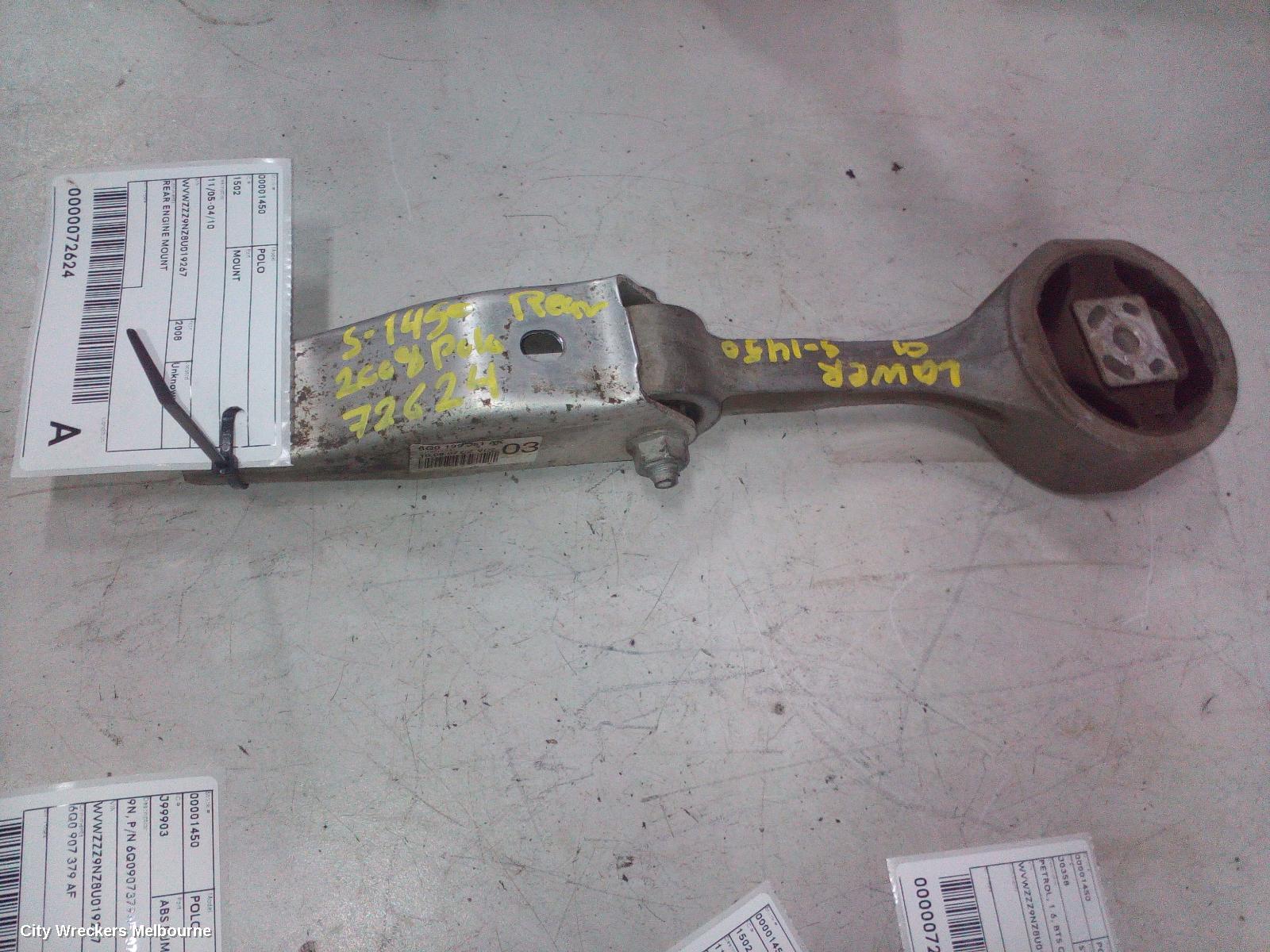 VOLKSWAGEN POLO MOUNT, 11/2005 - 04/2010