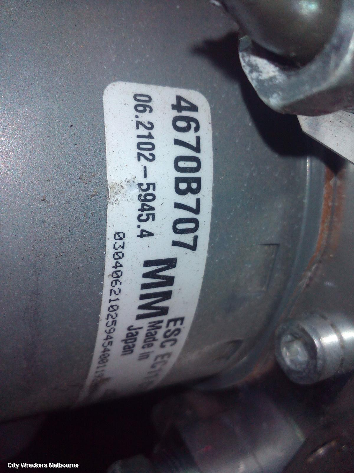 MITSUBISHI ASX ABS PUMP/MODULATOR, XA-XC, P/N 4670B707, 07/2010 ONWARDS