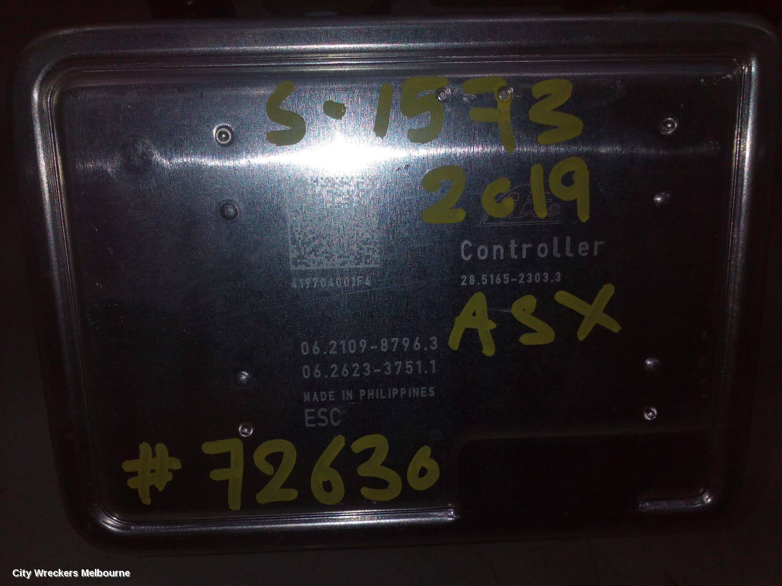 MITSUBISHI ASX ABS PUMP/MODULATOR, XA-XC, P/N 4670B707, 07/2010 ONWARDS