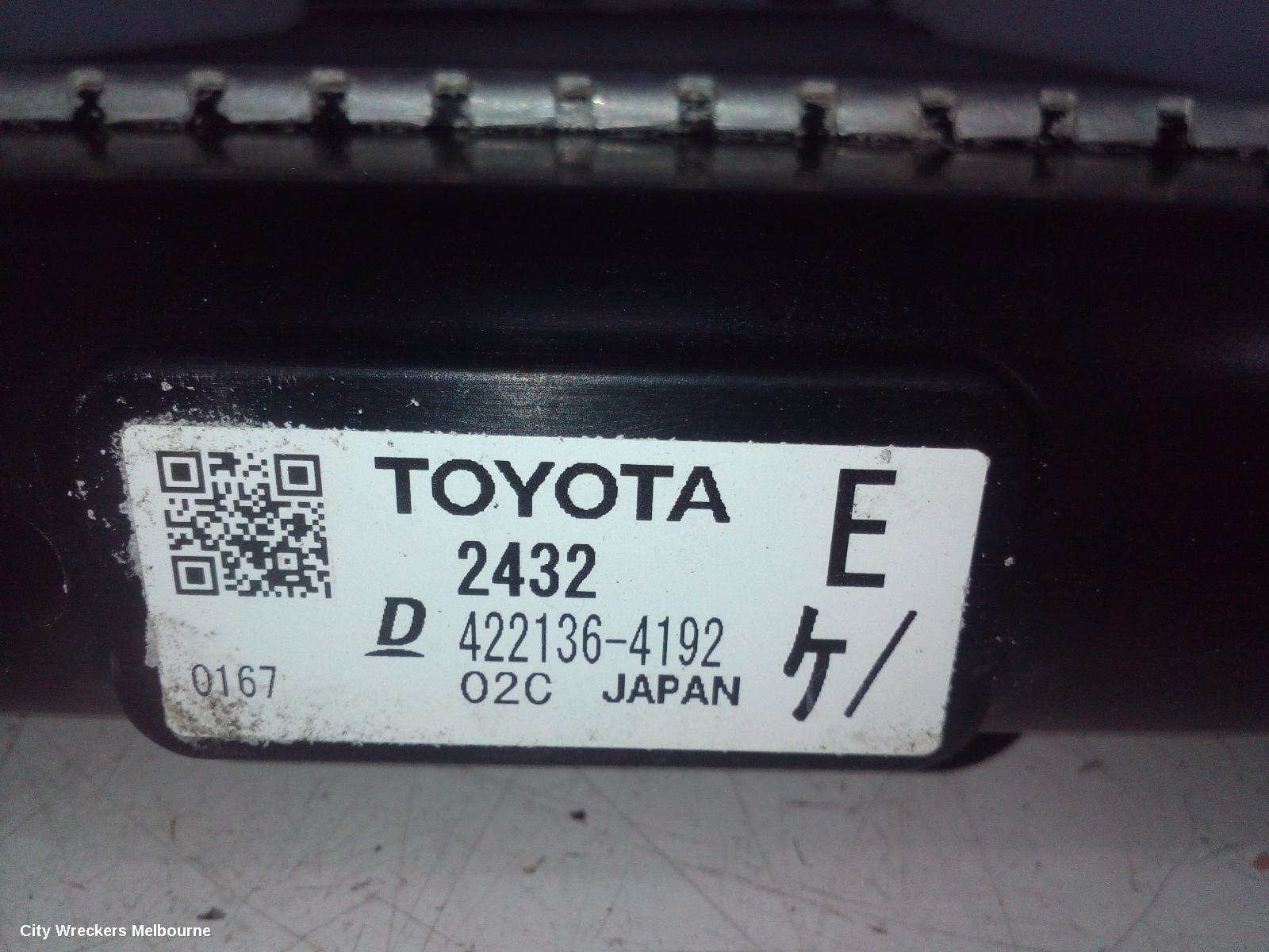 TOYOTA COROLLA RADIATOR, AUTO, 2.0, PETROL, MZEA12R, 07/2018 ONWARDS