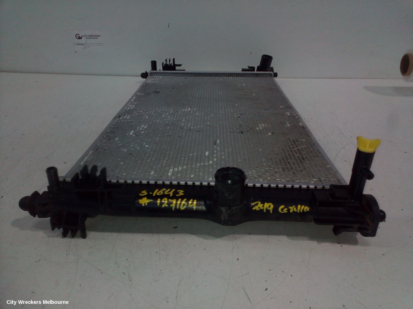 TOYOTA COROLLA RADIATOR, AUTO, 2.0, PETROL, MZEA12R, 07/2018 ONWARDS
