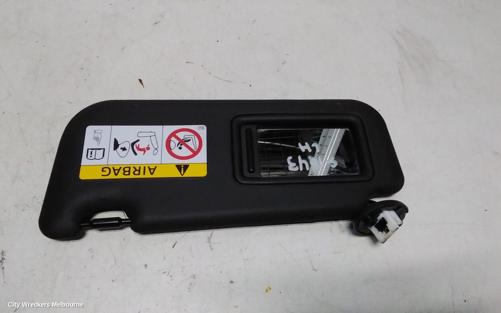 TOYOTA COROLLA SUNVISOR, E210, LH SIDE, 07/2018 ONWARDS
