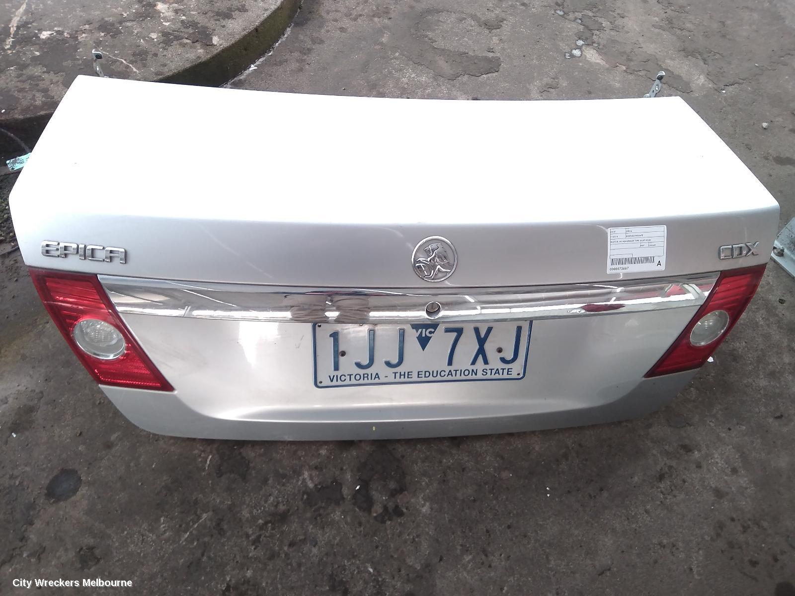 HOLDEN EPICA BOOTLID/TAILGATE, BOOTLID, EP, NON SPOILER TYPE, 02/2007 - 07/2008