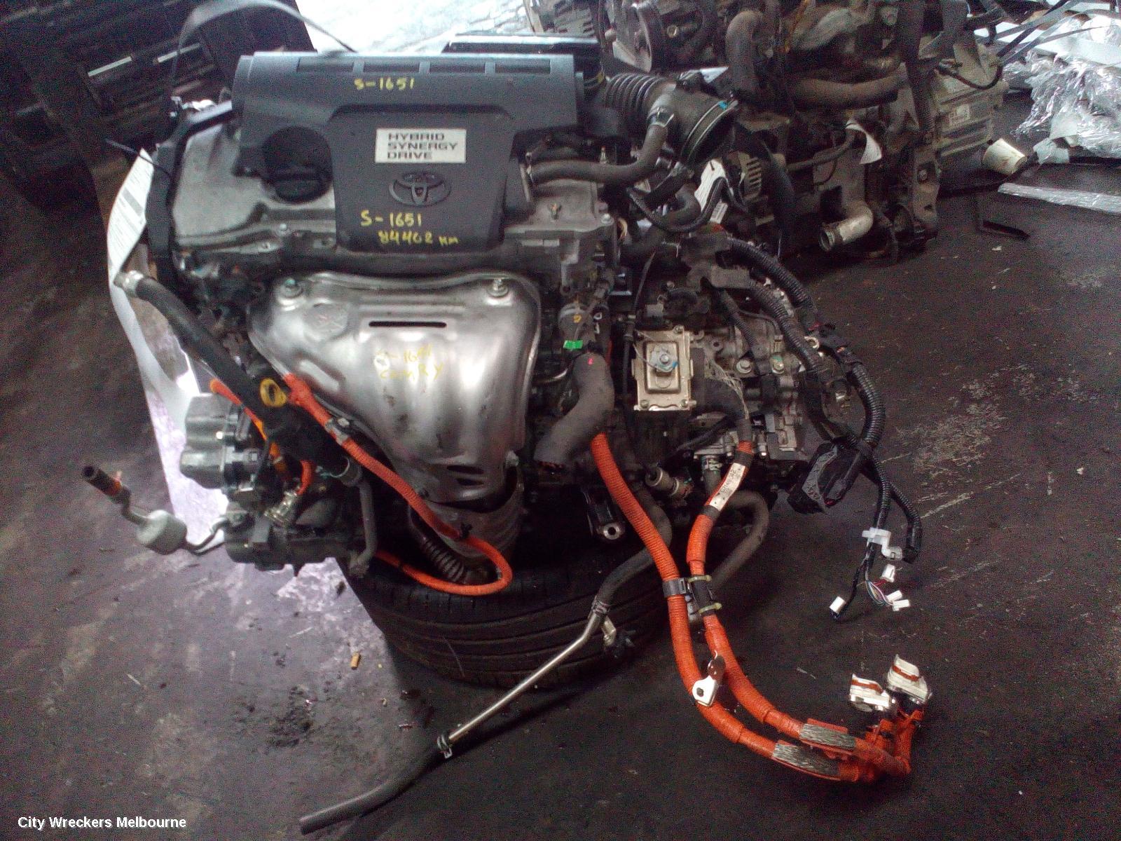 TOYOTA CAMRY TRANS/GEARBOX, AUTO, PETROL, 2.5, 2AR-FXE, HYBRID, AVV50, 03/2012 - 10/2017