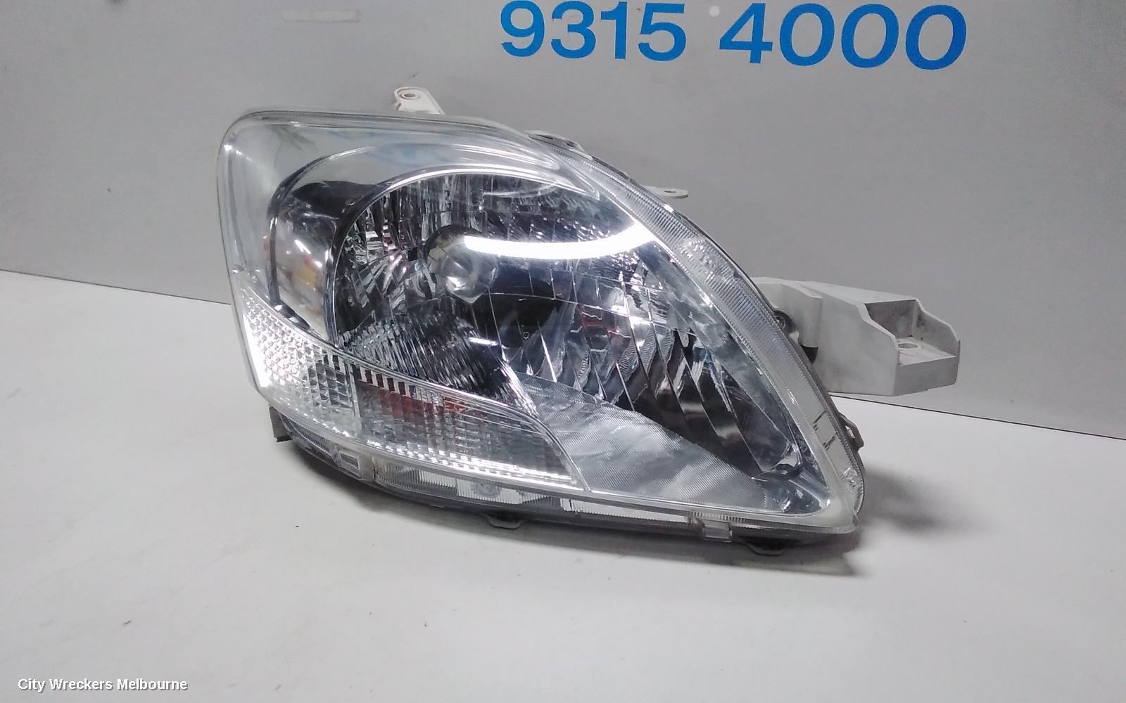TOYOTA YARIS RIGHT HEADLAMP, NCP9#, SEDAN, NON HID, ELECT ADJ, LENS# 52163, 03/2006 - 06/2016 (AUS ONLY)