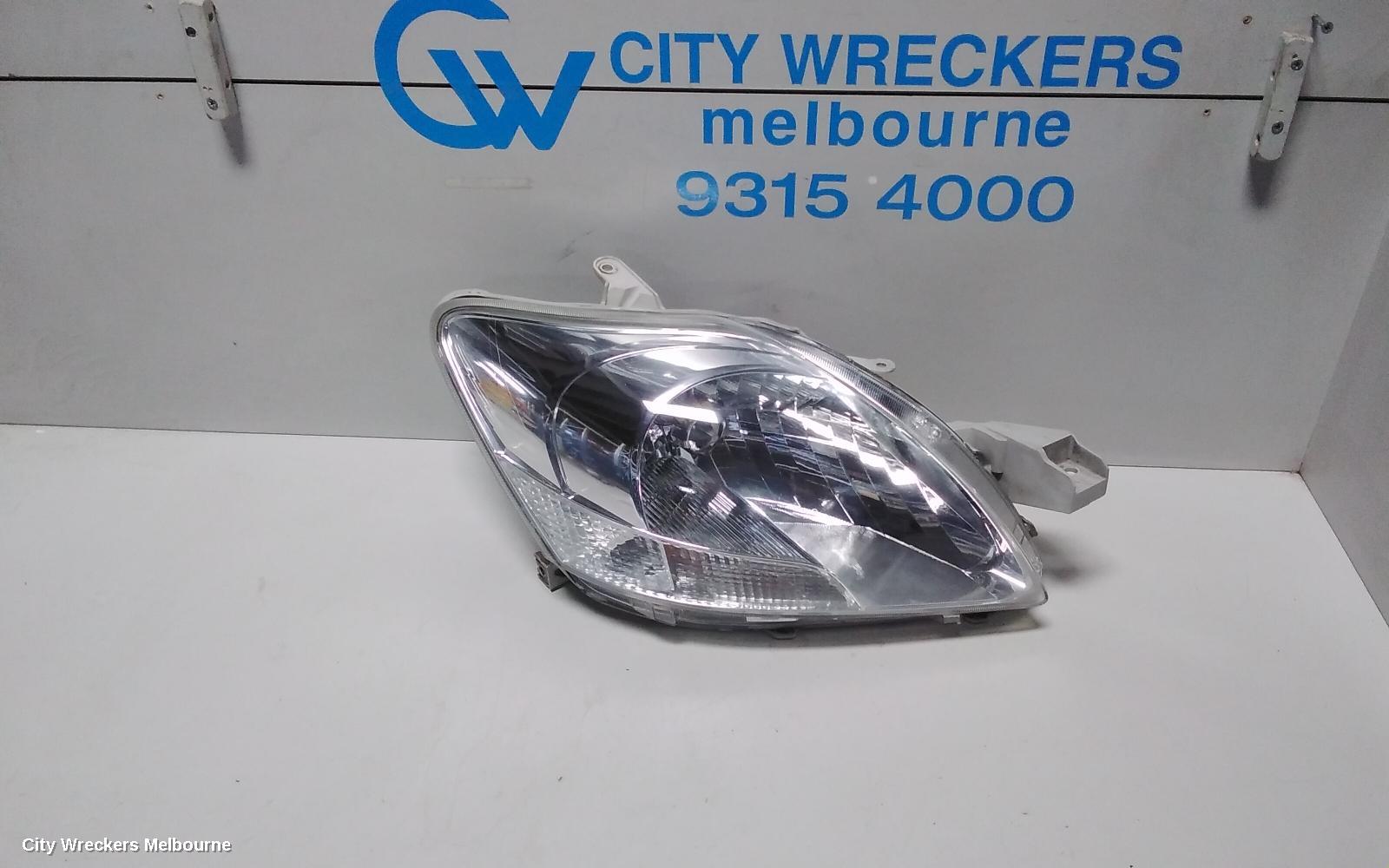 TOYOTA YARIS RIGHT HEADLAMP, NCP9#, SEDAN, NON HID, ELECT ADJ, LENS# 52163, 03/2006 - 06/2016 (AUS ONLY)