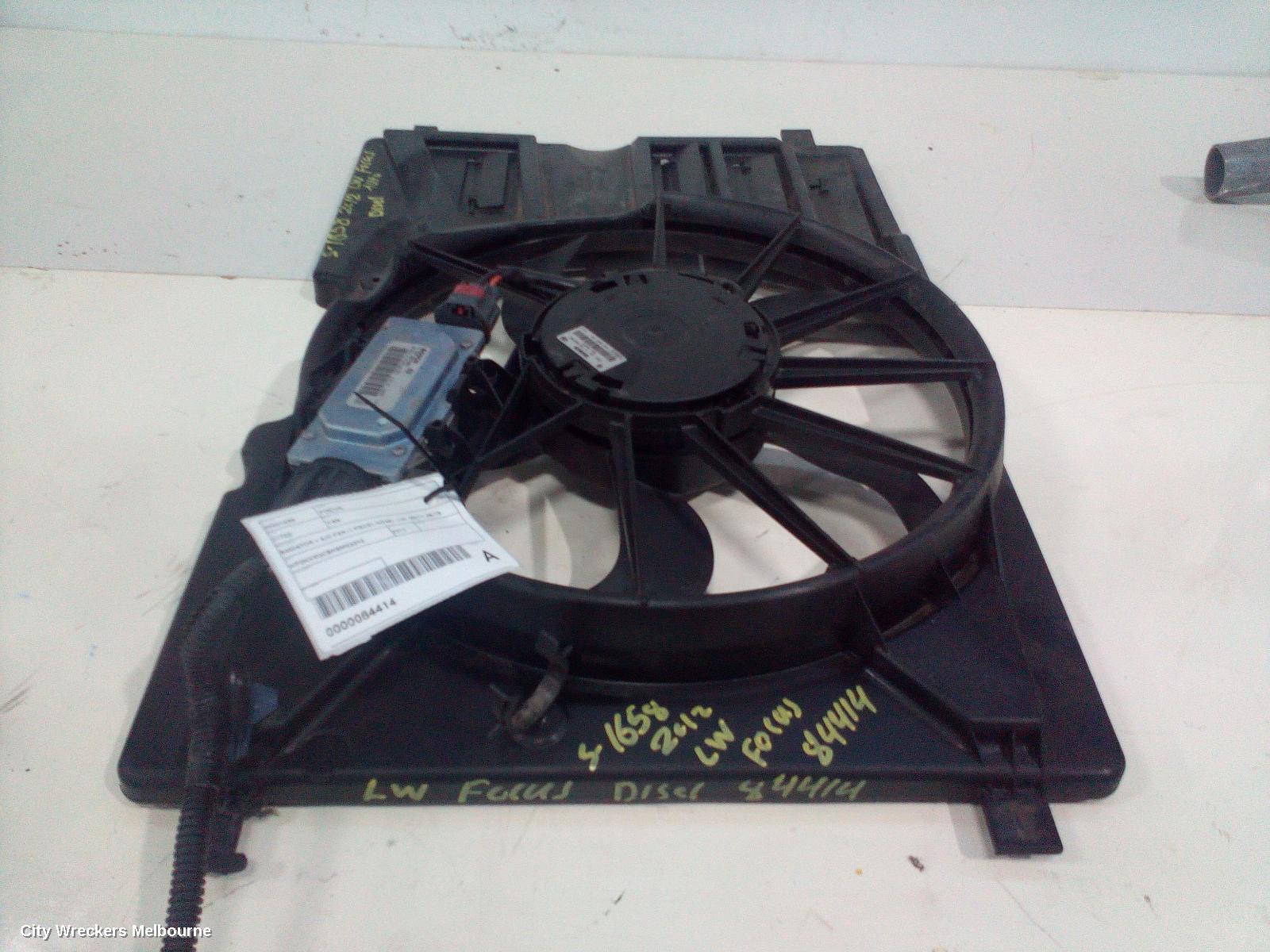 FORD FOCUS FAN, RADIATOR + A/C FAN (1 PIECE), DIESEL, LW, 05/2011 - 08/2015
