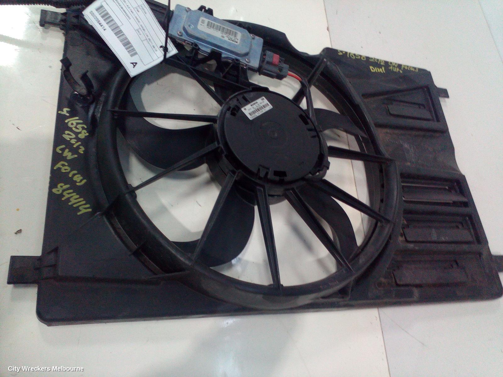 FORD FOCUS FAN, RADIATOR + A/C FAN (1 PIECE), DIESEL, LW, 05/2011 - 08/2015