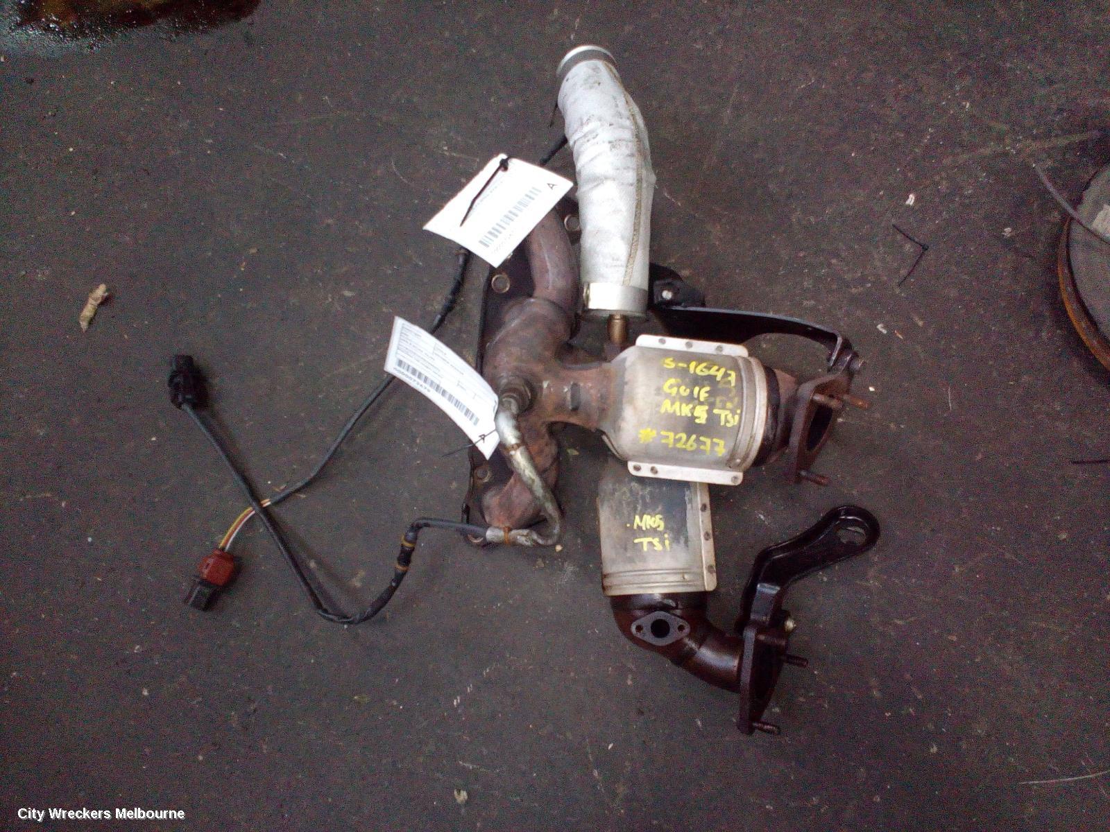 VOLKSWAGEN GOLF CATALYTIC CONVERTER, MANIFOLD-CAT TYPE, 2.0, PETROL, BLR/BLX/BVY CODE, GEN 5, 07/2004 - 02/2009