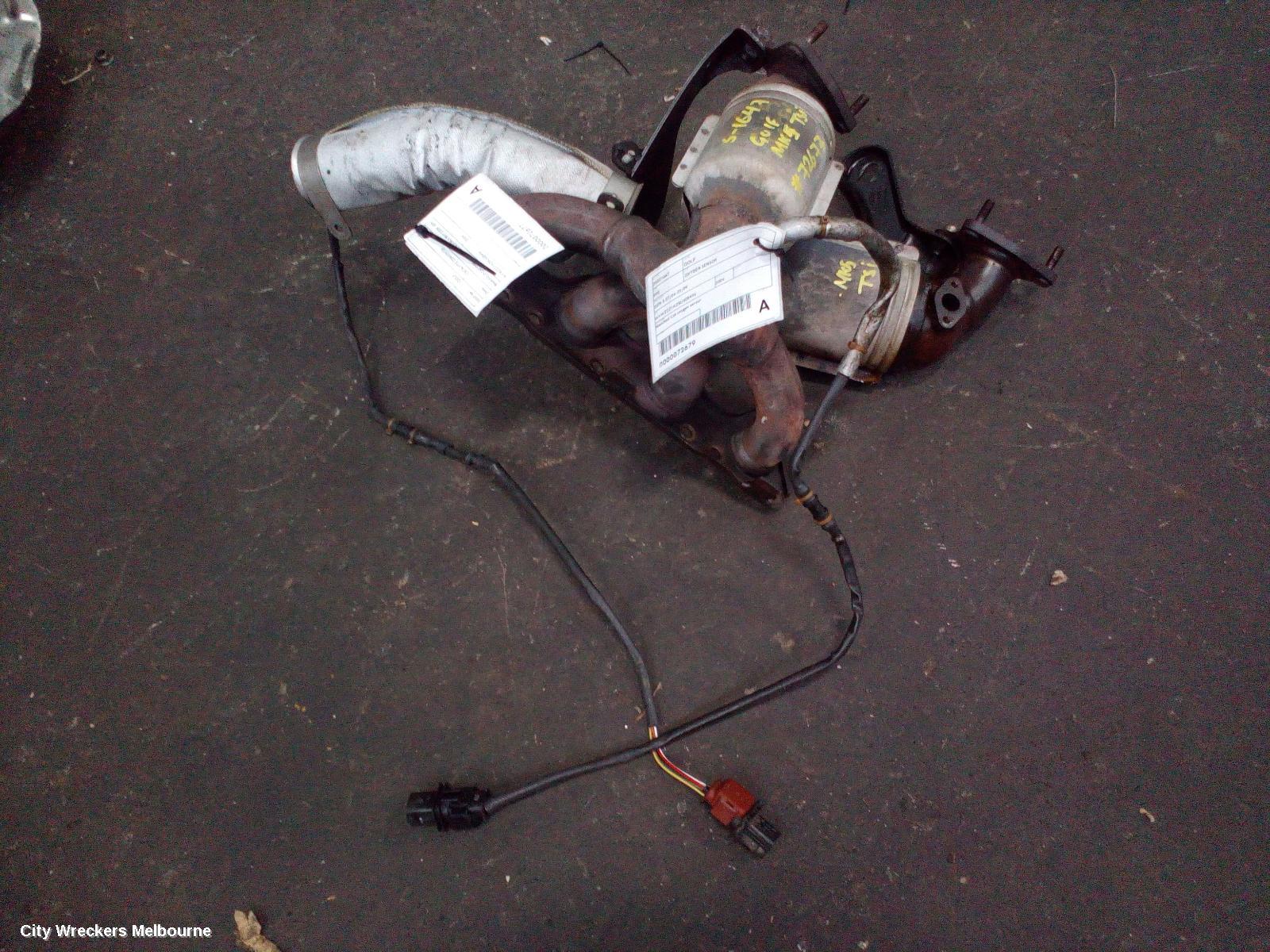 VOLKSWAGEN GOLF CATALYTIC CONVERTER, MANIFOLD-CAT TYPE, 2.0, PETROL, BLR/BLX/BVY CODE, GEN 5, 07/2004 - 02/2009