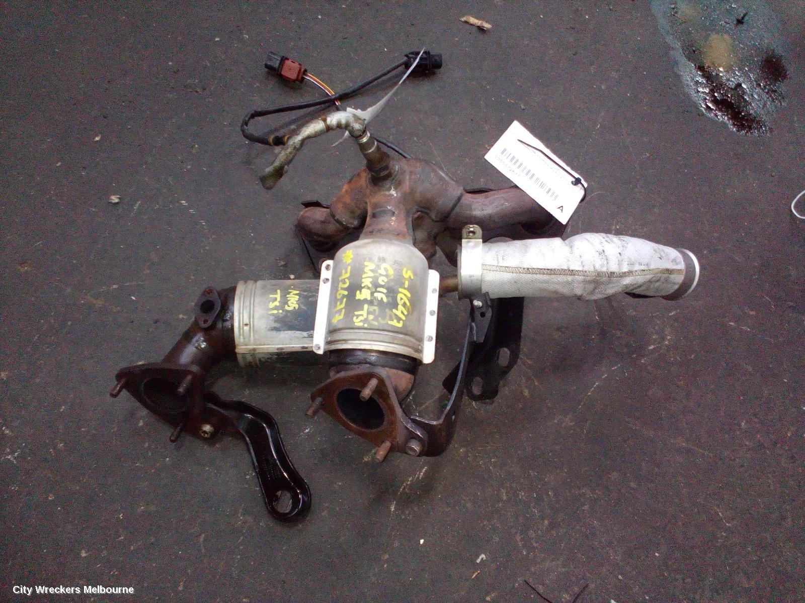 VOLKSWAGEN GOLF CATALYTIC CONVERTER, MANIFOLD-CAT TYPE, 2.0, PETROL, BLR/BLX/BVY CODE, GEN 5, 07/2004 - 02/2009