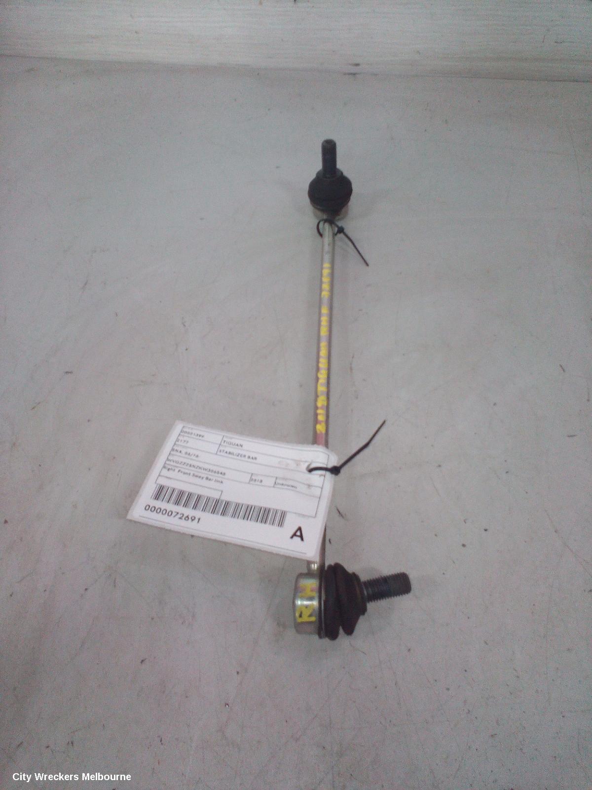 VOLKSWAGEN TIGUAN STABILISER BAR, 5NA, 06/2016 - 02/2024