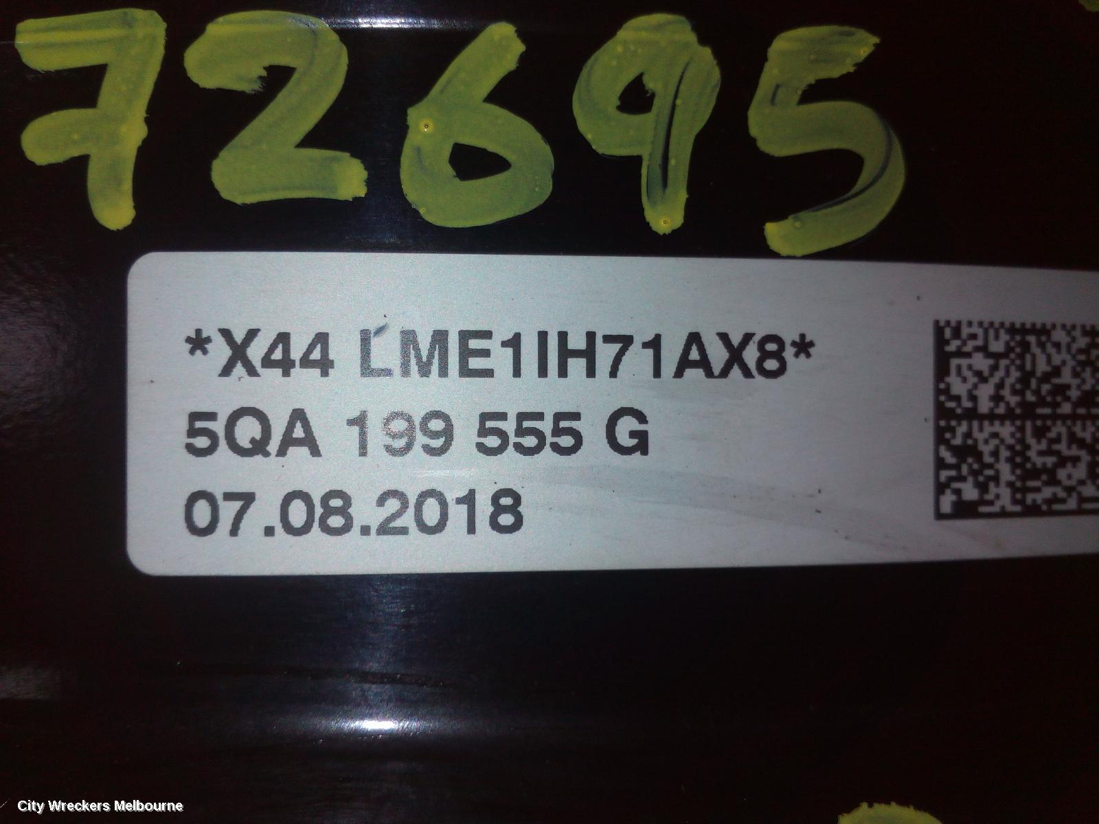 VOLKSWAGEN TIGUAN MOUNT, 5NA, 06/2016 - 02/2024