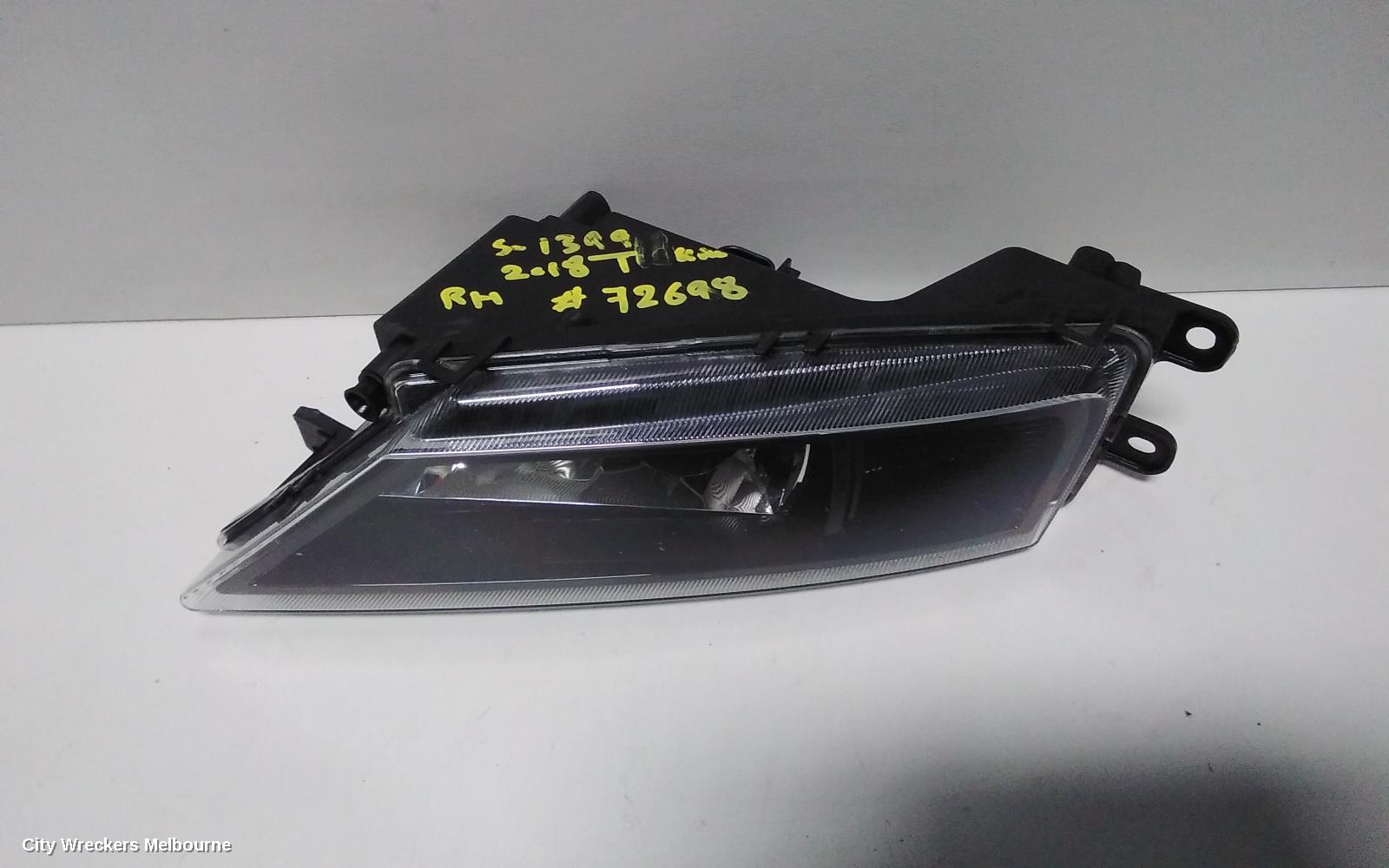 VOLKSWAGEN TIGUAN RIGHT INDICATOR/FOG/SIDE, BUMPER FOGLAMP, 5NA, 06/2016 ONWARDS