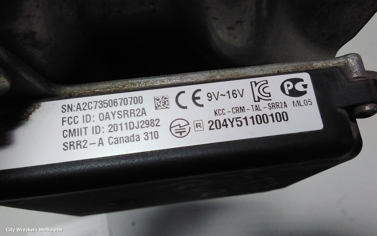 MAZDA 3, BM 06/2013 - 05/2016, BLINDSPOT MODULE LEFT   A2C7350670700: 72764