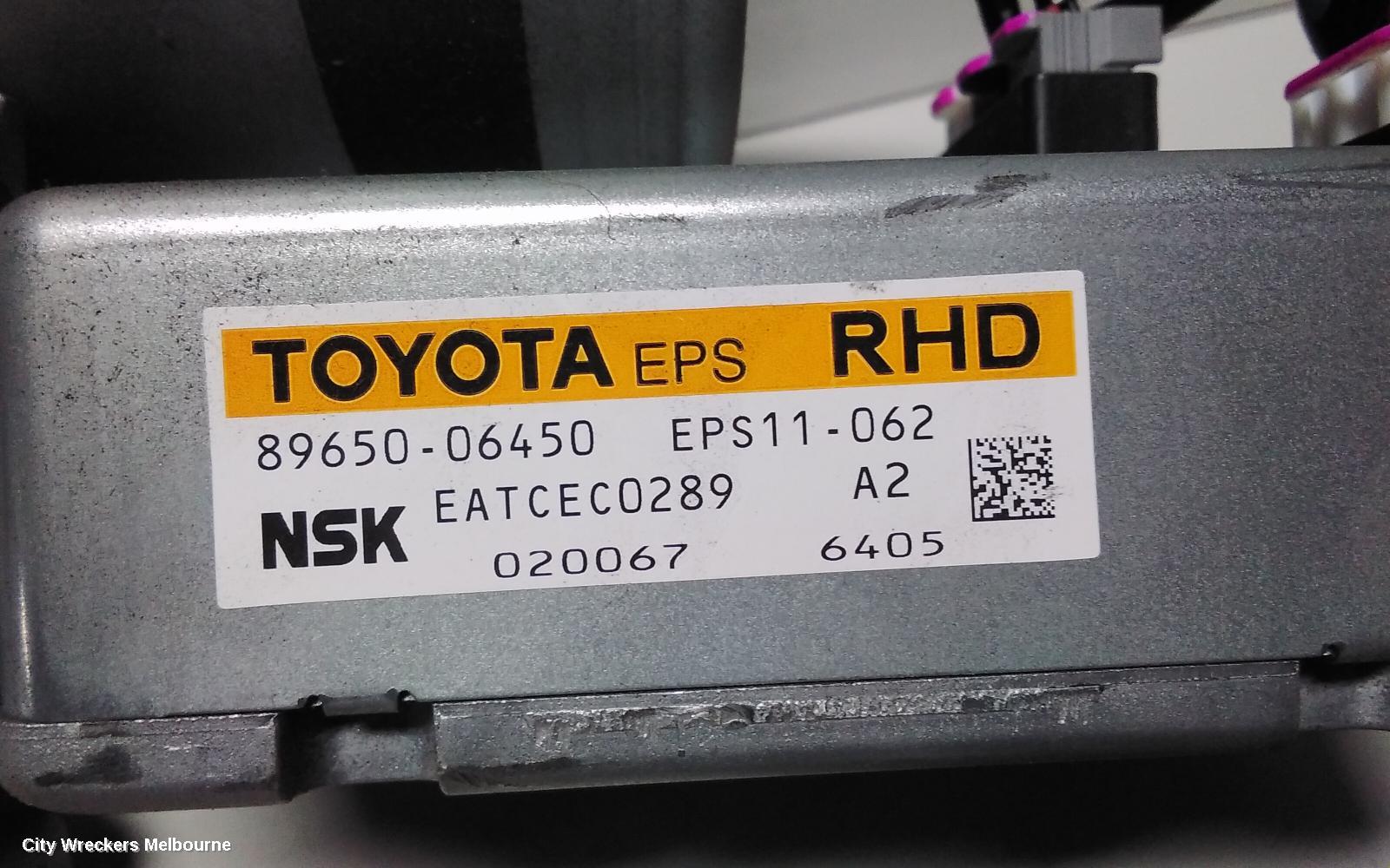 TOYOTA CAMRY STEERING COLUMN, ASV50/AVV50, 12/2011 - 10/2017