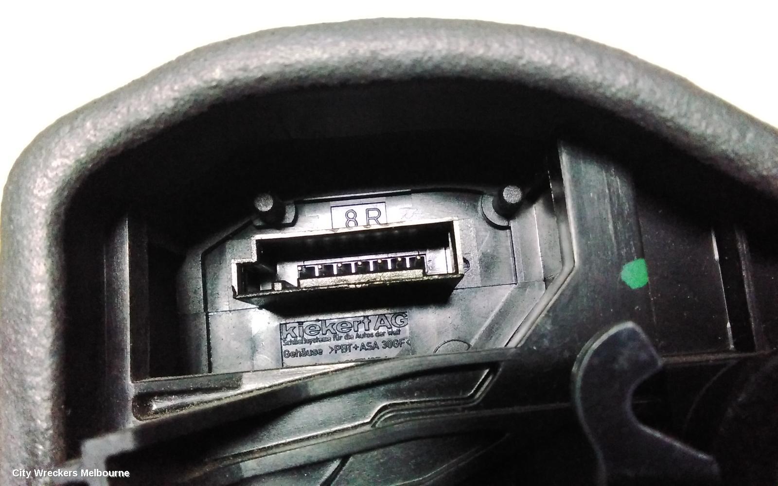 AUDI A4 DOOR/BOOT/GATE LOCK, LEFT FRONT DOOR LOCK, B8 8K, DUAL ROW (8 PIN), P/N 8J2837015A, 02/2008 - 01/2016