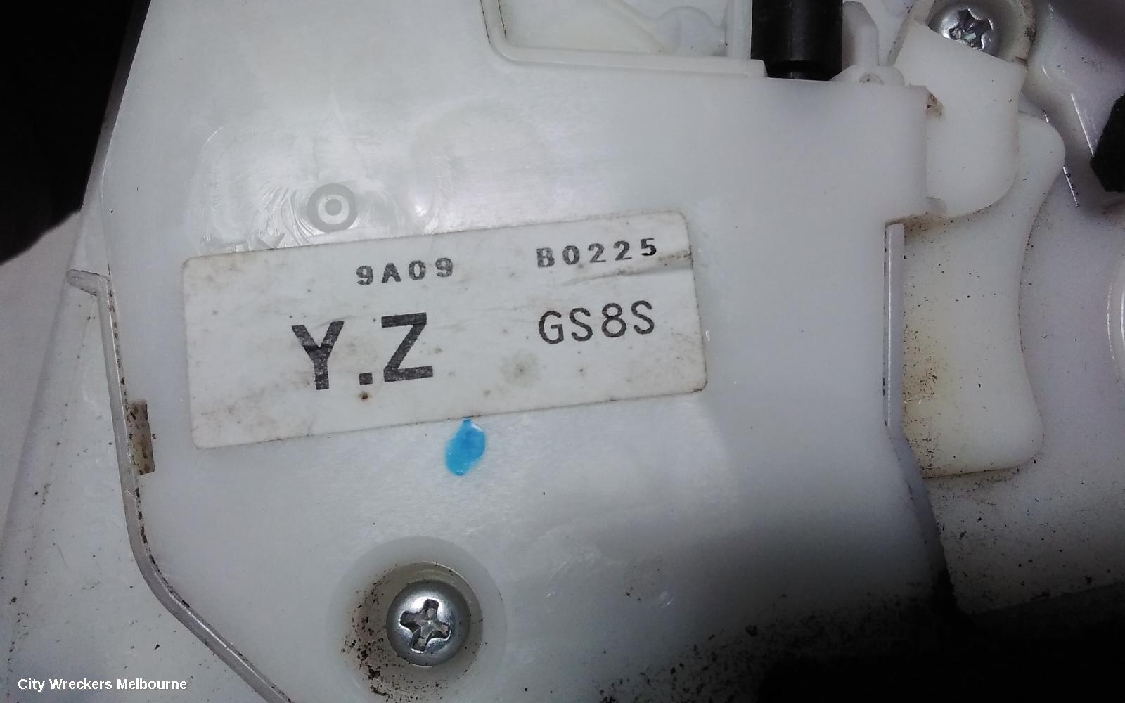 MAZDA 6 DOOR/BOOT/GATE LOCK, RIGHT FRONT DOOR LOCK, GH, 02/2008 - 11/2012