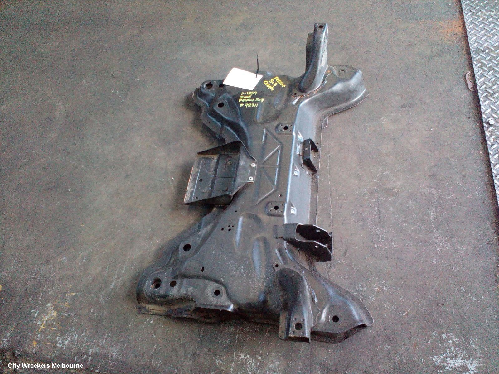 PEUGEOT 307 FRT XMEMBER/CRADLE, T6, 2.0, PETROL, RFJ/RFK, 10/2005 - 03/2006