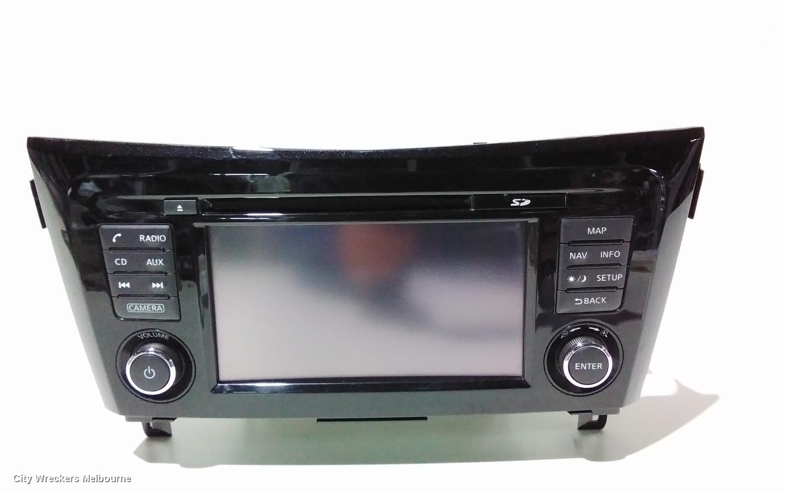 NISSAN QASHQAI RADIO/CD/DVD/SAT/TV, DISPLAY & HEAD UNIT, SAT NAV TYPE, J11, 06/2014 ONWARDS