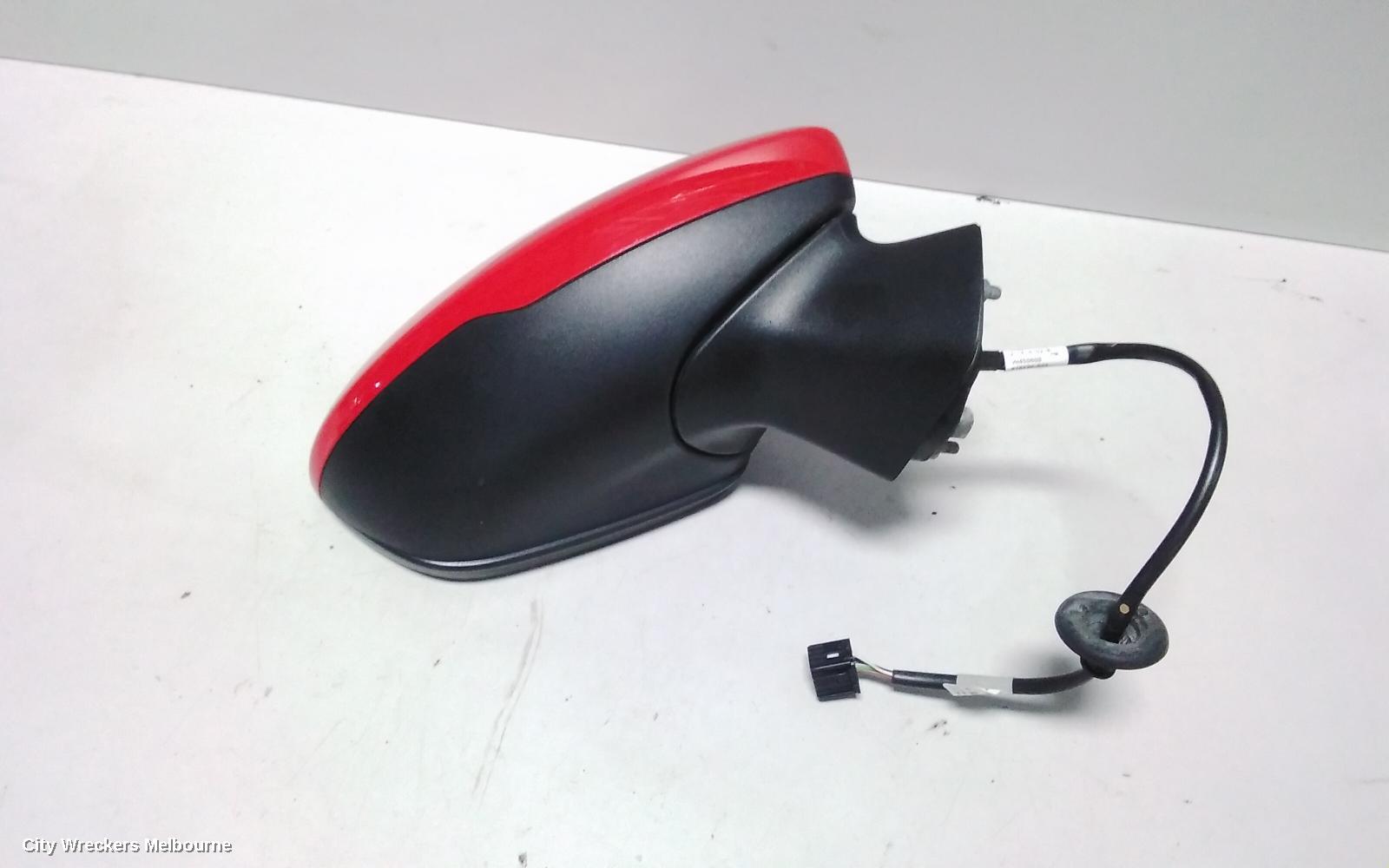 HOLDEN ASTRA RIGHT DOOR MIRROR, BK, 5DR HATCH, POWER FOLDING TYPE, 09/2016 ONWARDS