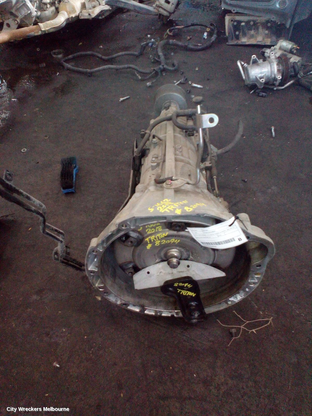 MITSUBISHI TRITON TRANS/GEARBOX, AUTO, 2WD, DIESEL, 2.4, 4N15, 5 SPEED (R5AWF TRANS CODE), MQ, 03/2015 - 10/2018