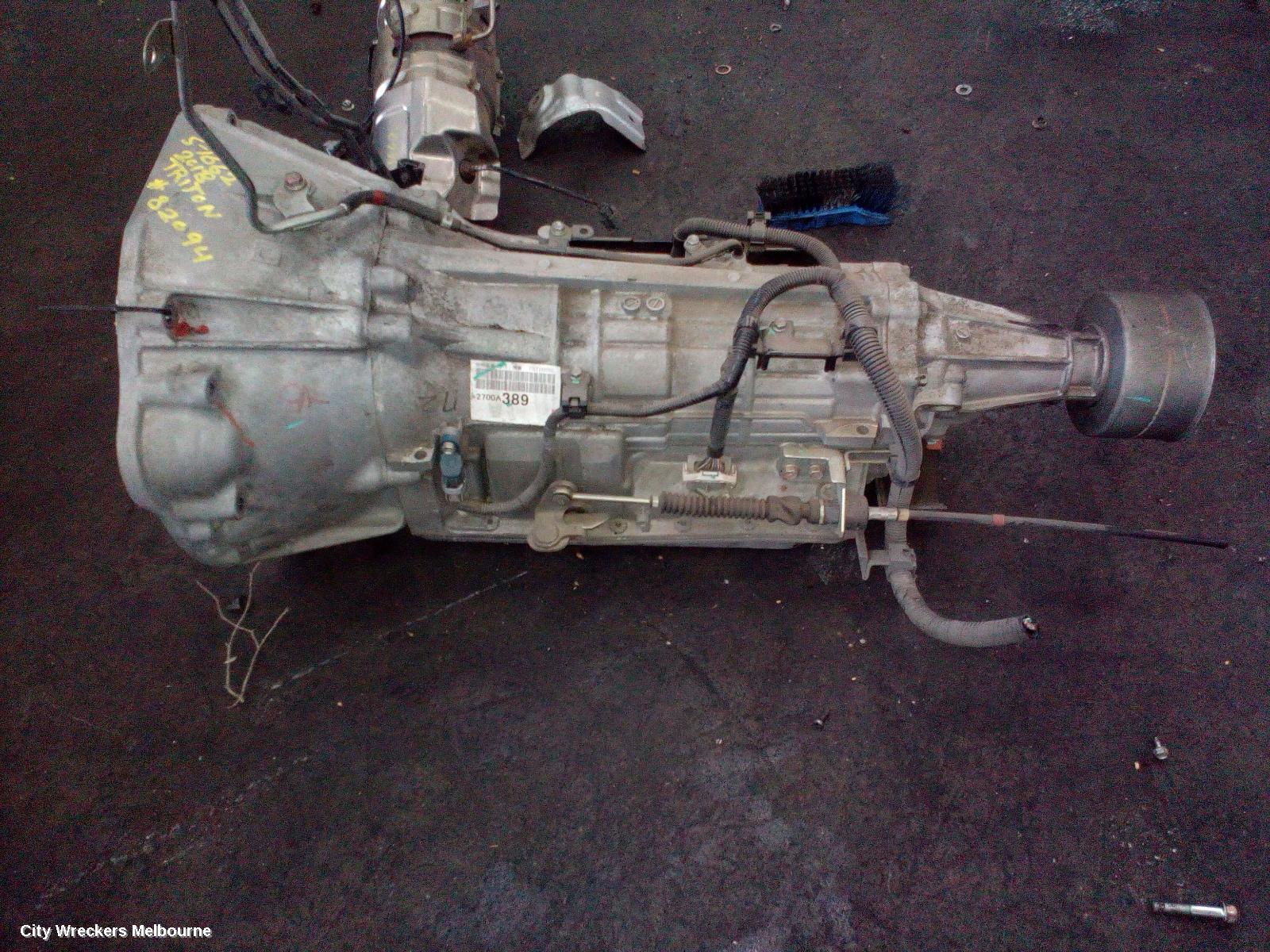 MITSUBISHI TRITON TRANS/GEARBOX, AUTO, 2WD, DIESEL, 2.4, 4N15, 5 SPEED (R5AWF TRANS CODE), MQ, 03/2015 - 10/2018