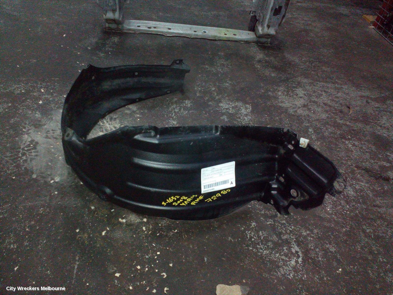 TOYOTA YARIS RIGHT GUARD LINER, NCP9#, SEDAN, 03/2006 - 06/2016 (AUS ONLY)
