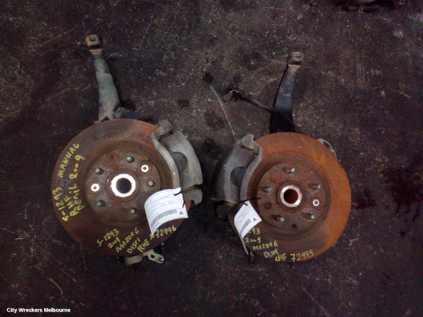 MAZDA 6 LEFT FRONT HUB ASSEMBLY, GH, DIESEL TYPE, 02/2008 - 11/2012