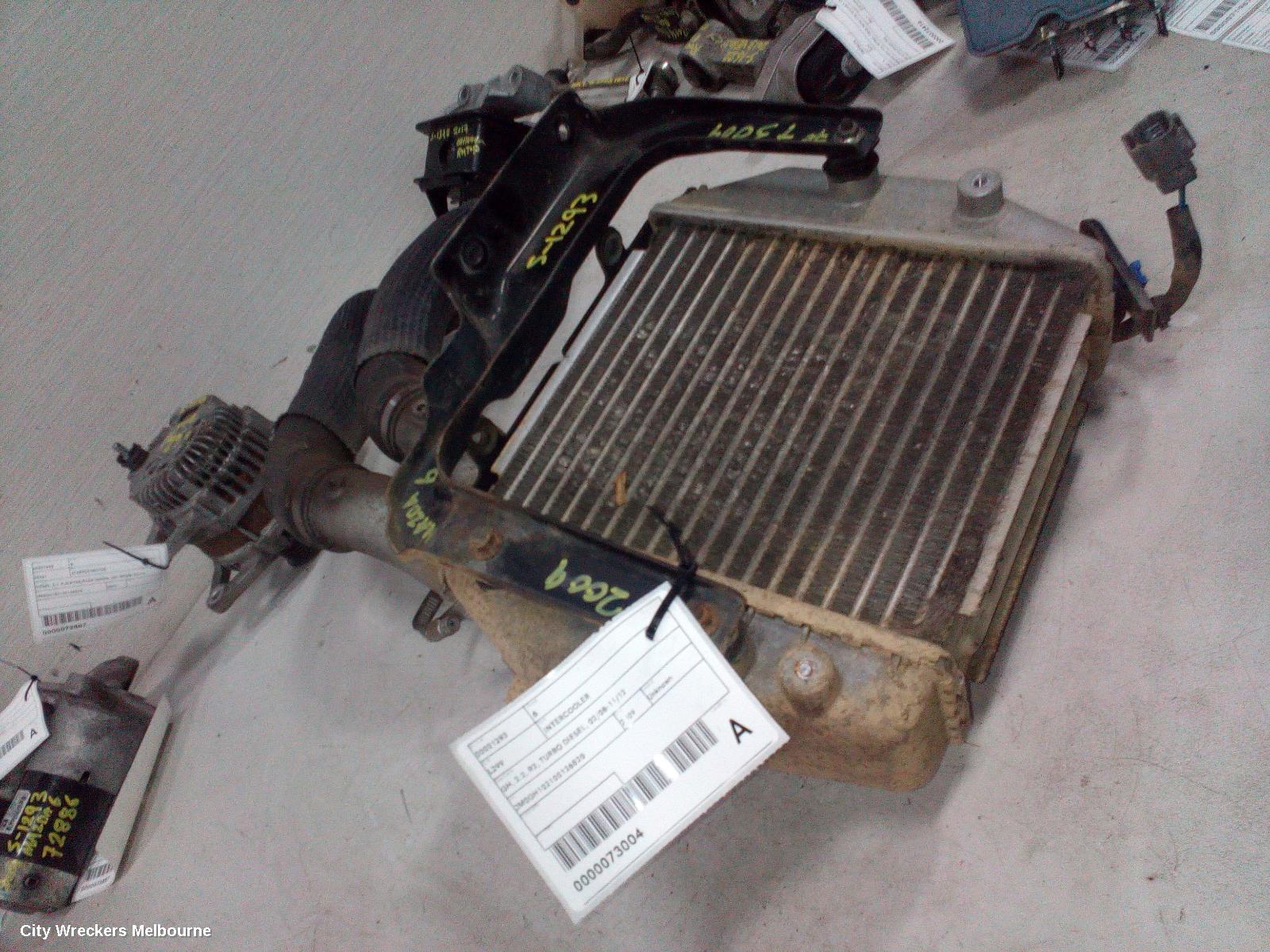 MAZDA 6 INTERCOOLER, GH, 2.2, R2, TURBO DIESEL, 02/2008 - 11/2012