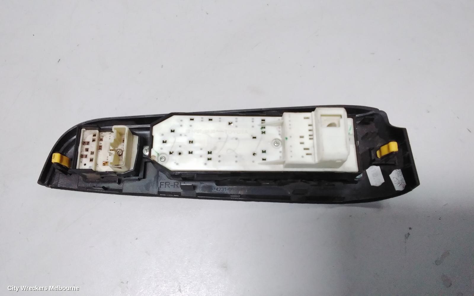 TOYOTA CAMRY PWR DR WIND SWITCH, RH FRONT (MASTER SWITCH), ASV50/AVV50, 12/2011 - 10/2017