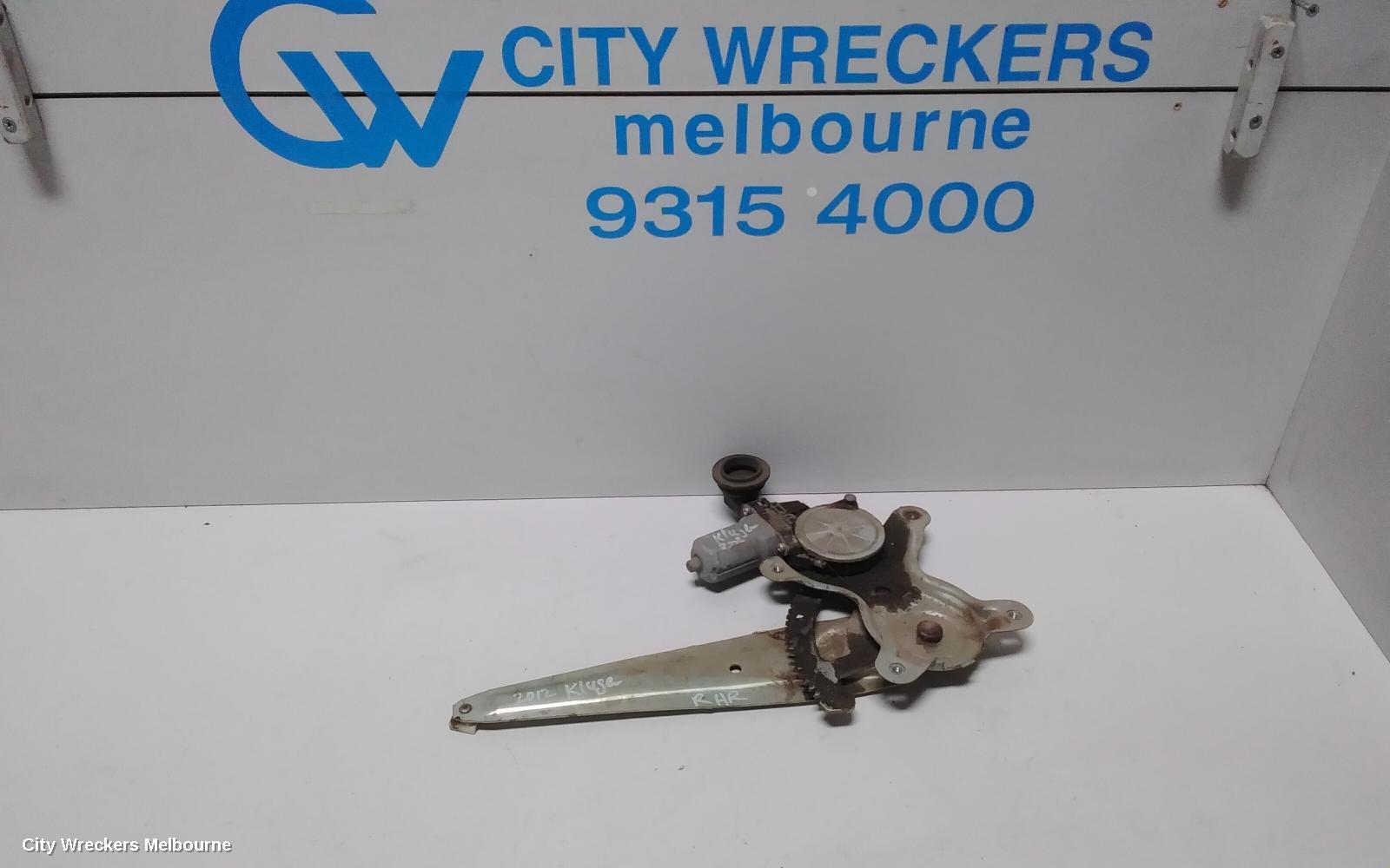 TOYOTA KLUGER RIGHT REAR WND REG/MOTOR, GSU40-GSU45, 08/2007 - 02/2014