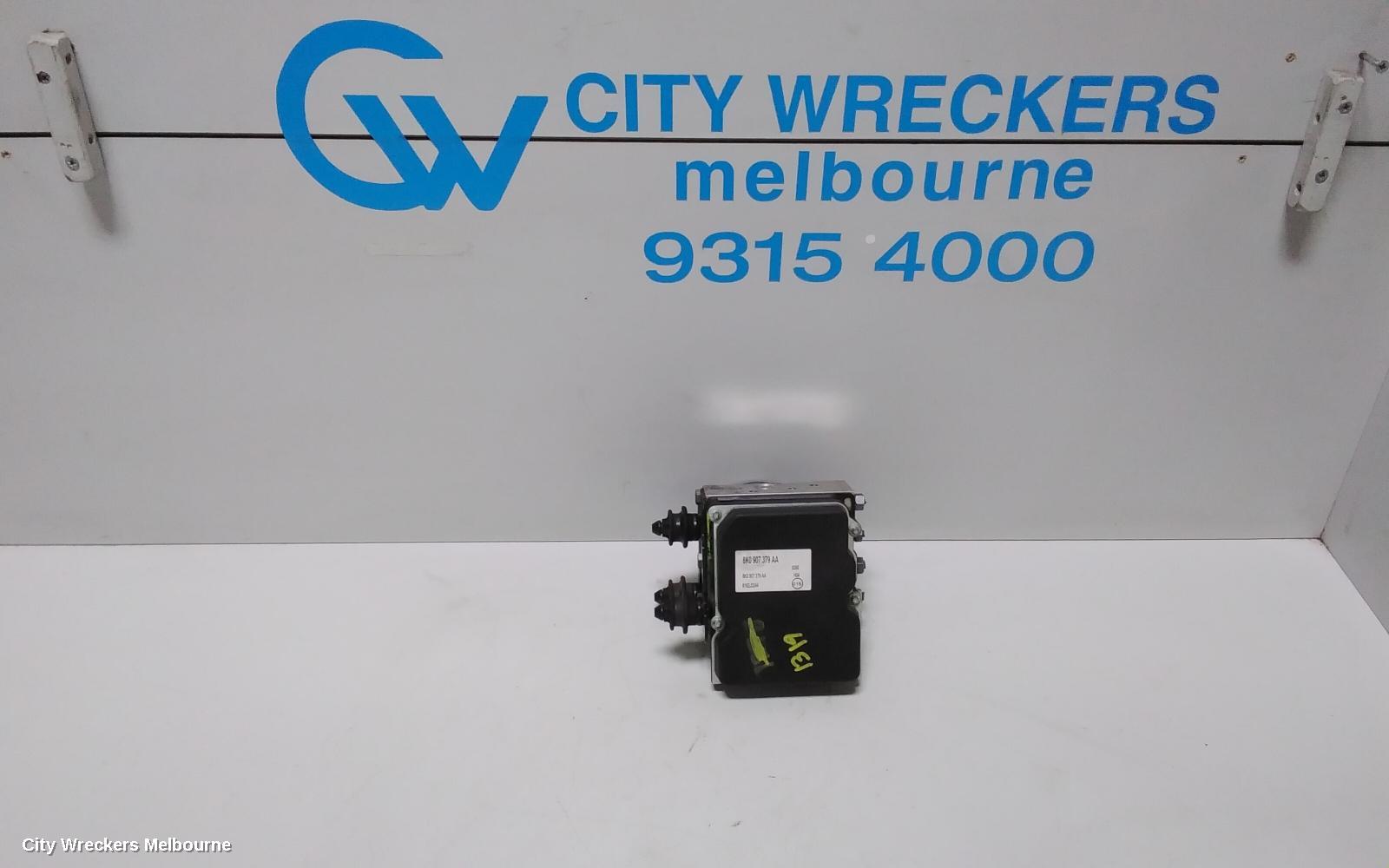 AUDI A4 ABS PUMP/MODULATOR, B8 8K, P/N 8K0907379AA, 02/2008 - 09/2015