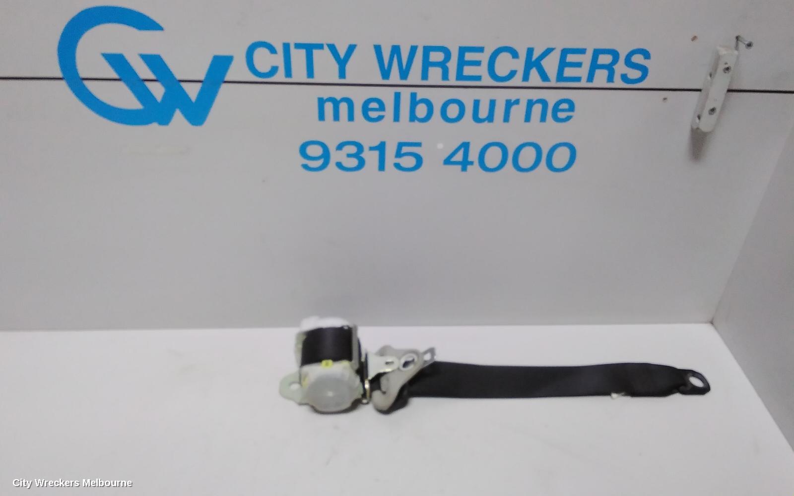 TOYOTA RAV4 SEATBELT/STALK, RH REAR, SEAT BELT ONLY (NO STALK), XA40, 12/2012 - 09/2015