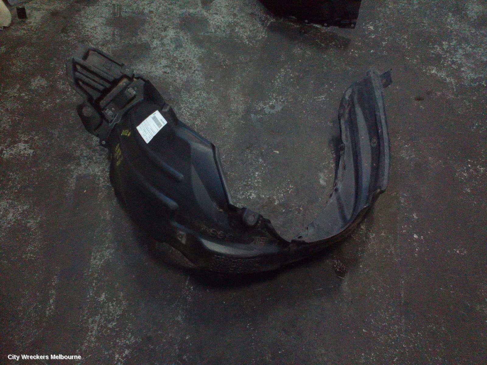 TOYOTA YARIS LEFT GUARD LINER, NCP13#, HATCH, ASCENT/SX/YRX, 07/2011 - 12/2016