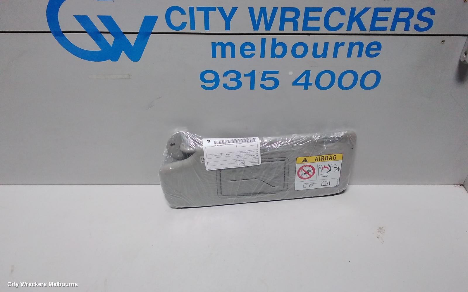 HOLDEN BARINA SUNVISOR, TM, LH SIDE, 11/2011 - 12/2018